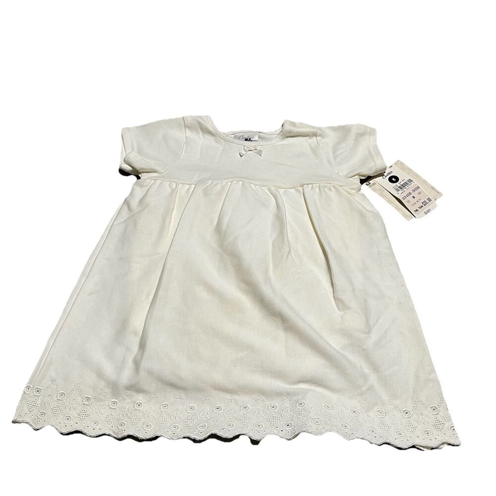 Carters Classic Vintage NWT White Lace Dress Bodysuit One Piece Baby 3-6M